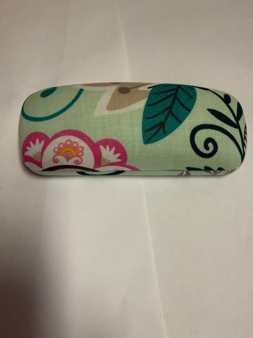 NWOT Retired Mint Flowers Vera Bradley Floral Print Eyeglass Optical Case